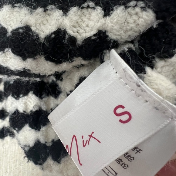 Knit Mix Elegant Knit French Cardigan, Plaid Pattern Pearl Button Front Sweater - Picture 11 of 11